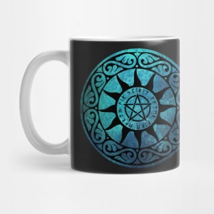 Five Elements Runic Magickal Pentacle Mug